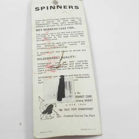 Hildebrandt Colorado 2 Spinner, Goud, 1,4g, Vintage Blad, #1882