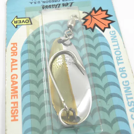 Les Davis Canadian Wonder Lepel, Nikkel/Goud, 7g, 50/50-finish, #1884