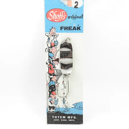 Shoff's Freak Lepel, Zilver, 12g, Getextureerd Blad, #1885