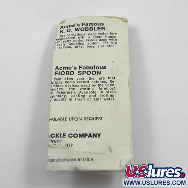 Acme Kastmaster Lepel, Oranje, 14g, Gebalanceerde Legering, #1886