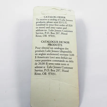 Luhr Jensen Krocodile Die #3 Lepel, Nikkel, 10g, Verwerpend, #1887