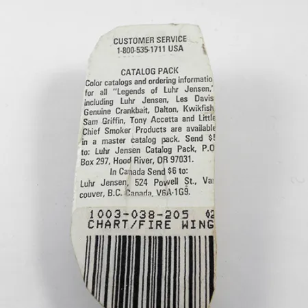 Luhr Jensen Krocodile Die #3 Lepel, Fluorgeel, 10,6g, Vintage, #1890