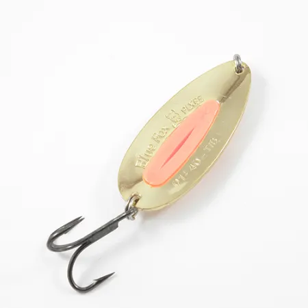 Blue Fox Pixee Lepel, Goud/Oranje, 24g, Messing Lichaam, #1905