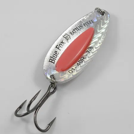 Blue Fox Rattlin Pixee Lepel, Regenboogforel, 24g, Ratel, #1909