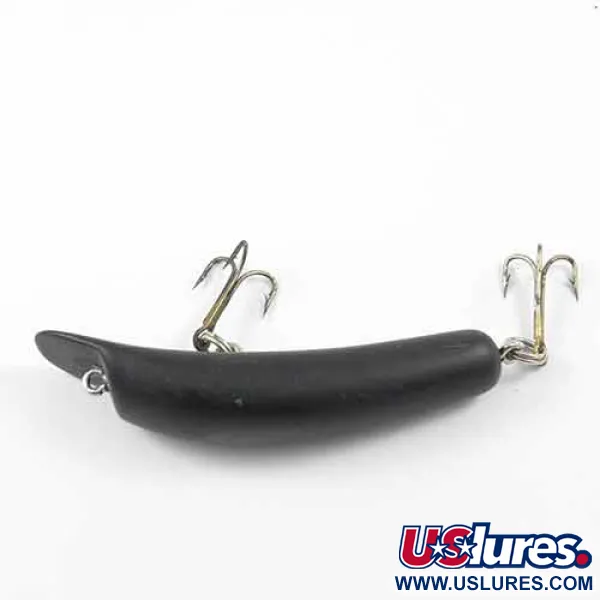 Kautzky Lazy Ike Plug, Zwart, 7.5g, Balsahout, #1925