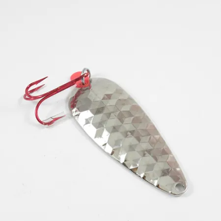 Worth Red King Spoon Lepel, Gehamerd nikkel, 17g, USA, #1942