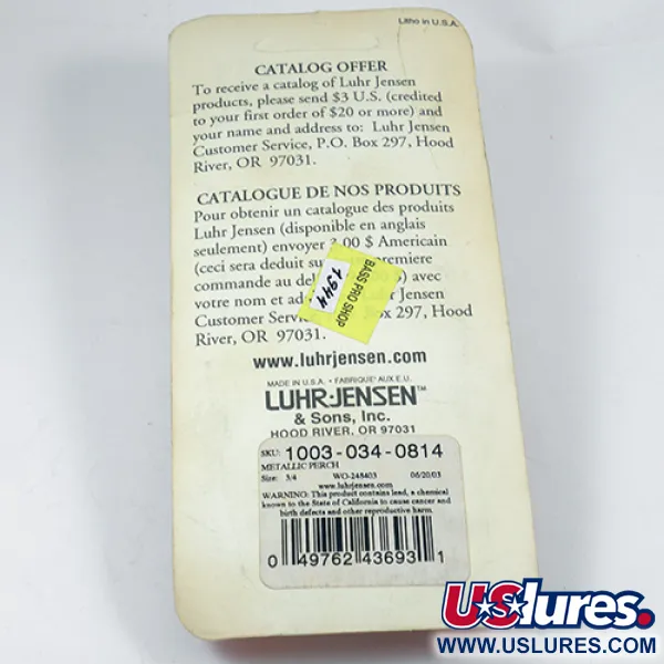 Luhr Jensen Krocodile Die #5 Lepel, Fire Tiger/Gold, 21g, #1944