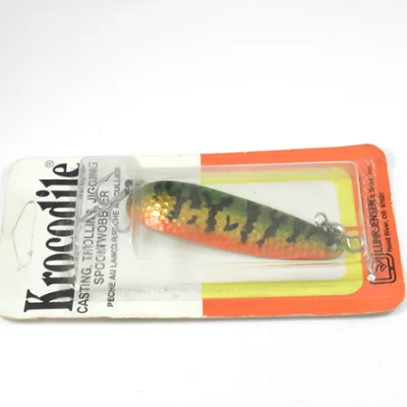 Luhr Jensen Krocodile Die #5 Lepel, Fire Tiger/Gold, 21g, #1944