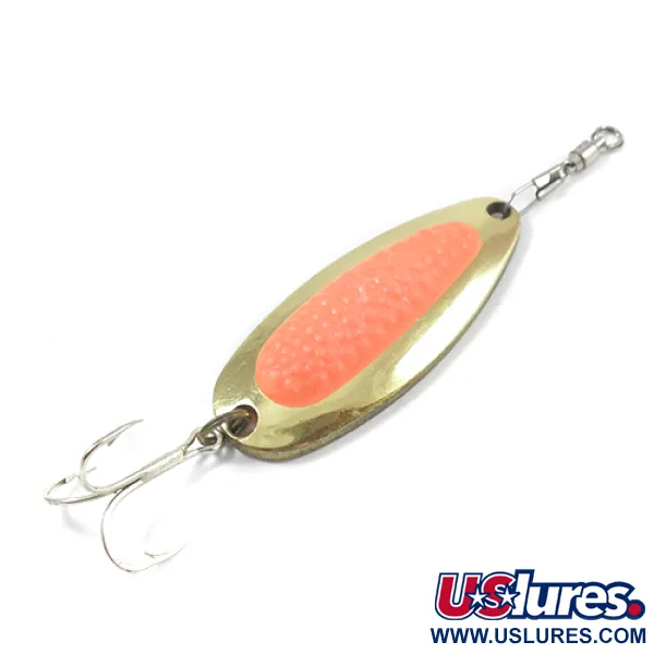 Nebco Pixee Lepel, Goud/Oranje, 14g, Zalm-ei inzetstuk, #1949