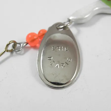 Erie Dearie Walleye Killer Spinner, Nikkel/Groen, 14g, Vintage, #1952