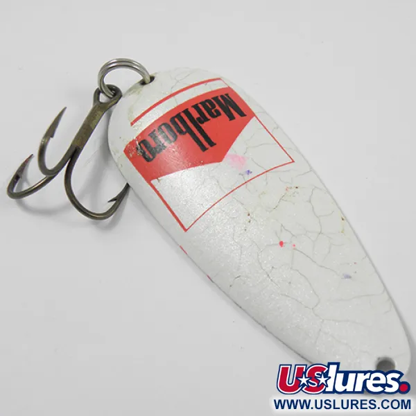 Marlboro Lepel, Wit parelmoer/Nikkel, 16g, Memorabilia, #1964