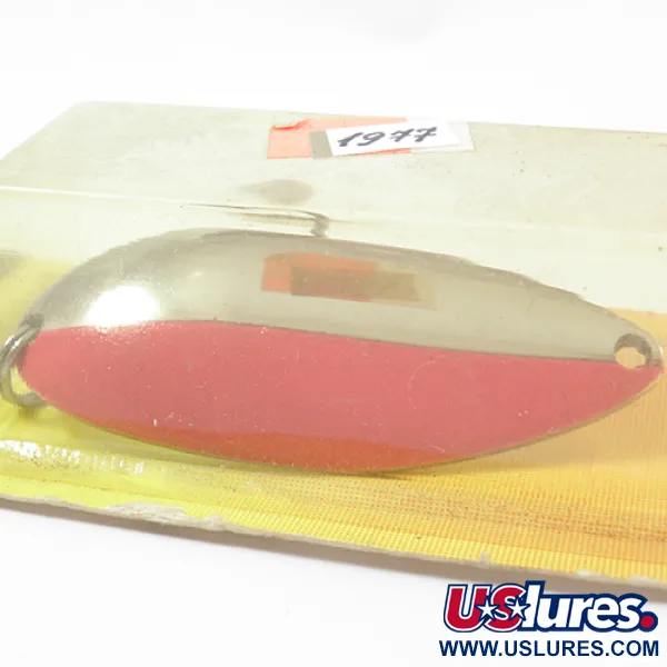 Luhr Jensen Lil' Kroc Lepel, Chroom/Rood, 21g, Ver werpen, #1977