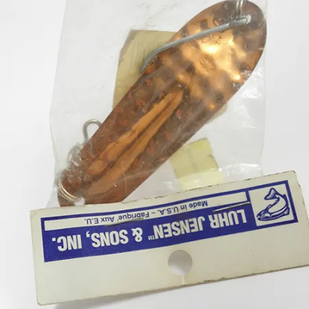 Luhr Jensen Emerald Lepel, Gehamerd Koper, 18.9g, #1997