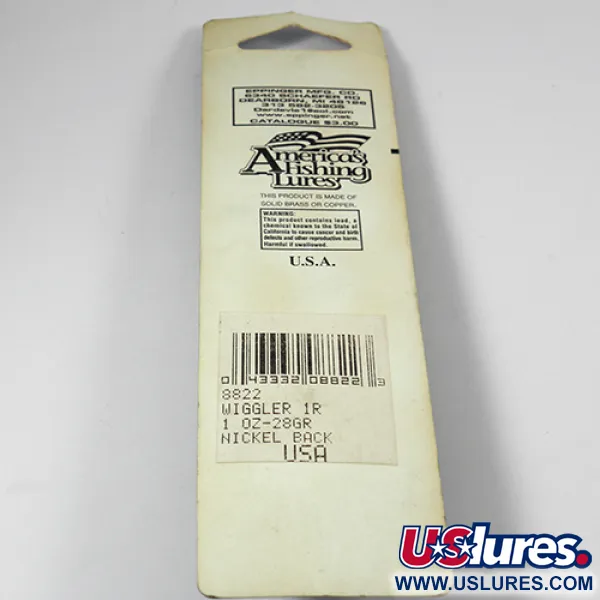 Eppinger Red Eye Wiggler Lepel, Nikkel/Rode Ogen, 28g, #1999