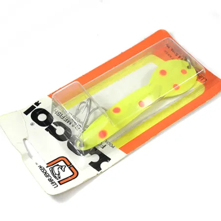 Luhr Jensen Loco 5 Lepel, Geel/Rood, 28g, Snoek, #2000