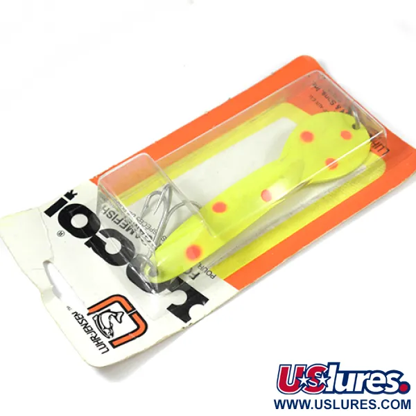 Luhr Jensen Loco 5 Lepel, Geel/Rood, 28g, Snoek, #2000