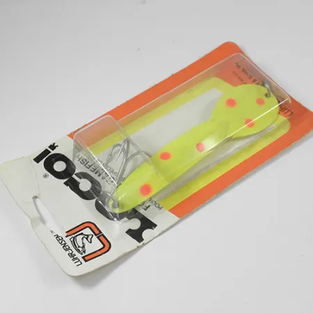 Luhr Jensen Loco 5 Lepel, Geel/Rood, 28g, Snoek, #2000