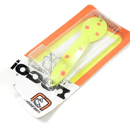 Luhr Jensen Loco 5 Lepel, Geel/Rood, 28g, Snoek, #2000