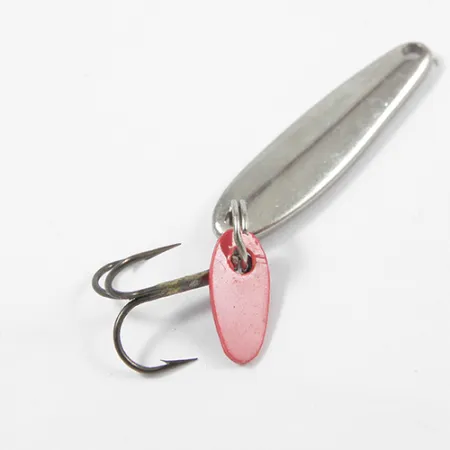 Bay de Noc Swedish Pimple Verticale Jig, Nikkel, 2g, Witte Inleg, #2040