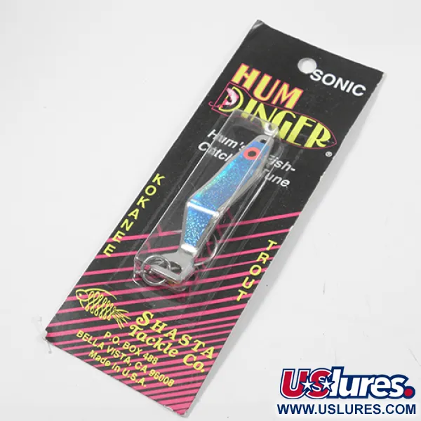 Shasta Humdinger Troll Lepel, Nikkel / Blauw, 14g, Ringkamer, #2049