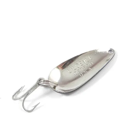 Dardevle Lildevle Lepel, Zwart/Wit/Nikkel, 3,4g, Vintage, #2053