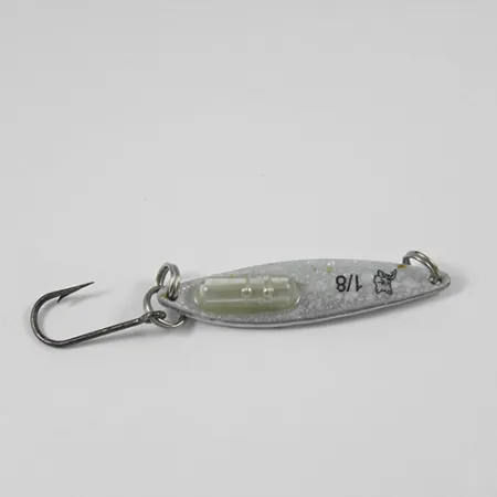 Blue Fox Rattle Flash Jiggin' Spoon Lepel, Snow Pearl, 4g, Ratel, #2059