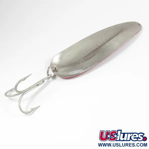 Dardevle Trolldevle Lepel, Rood / Wit / Nikkel, 40g, #2060