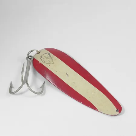 Dardevle Trolldevle Lepel, Rood / Wit / Nikkel, 40g, #2060