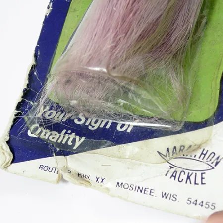 Marathon Musky Spinner, Nikkel, 58g, Harige Staart, #2076