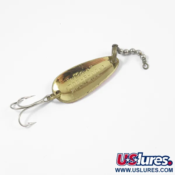 Nebco Tor-P-Do Lepel, Gehamerd goud / Rood, 7g, Gehamerd, #2082