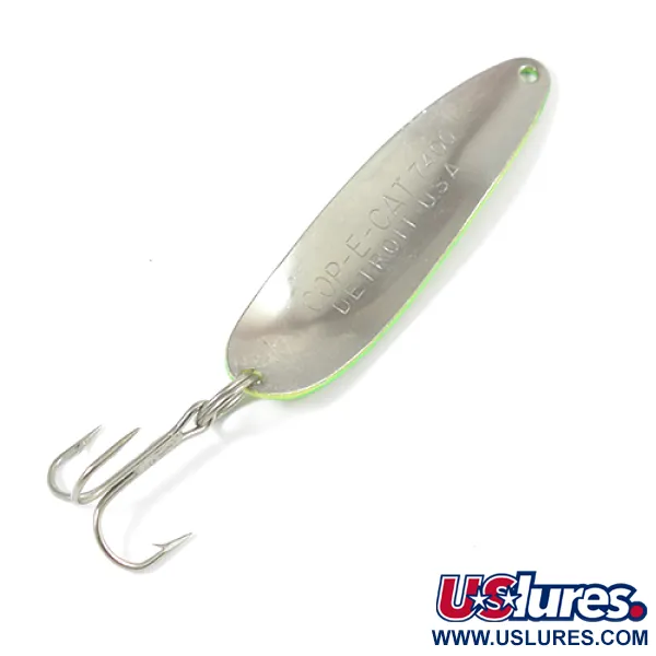 Eppinger Dardevle Cop-E-Cat 7400 Lepel, Geel/Groen/Nikkel, 14g, #2098