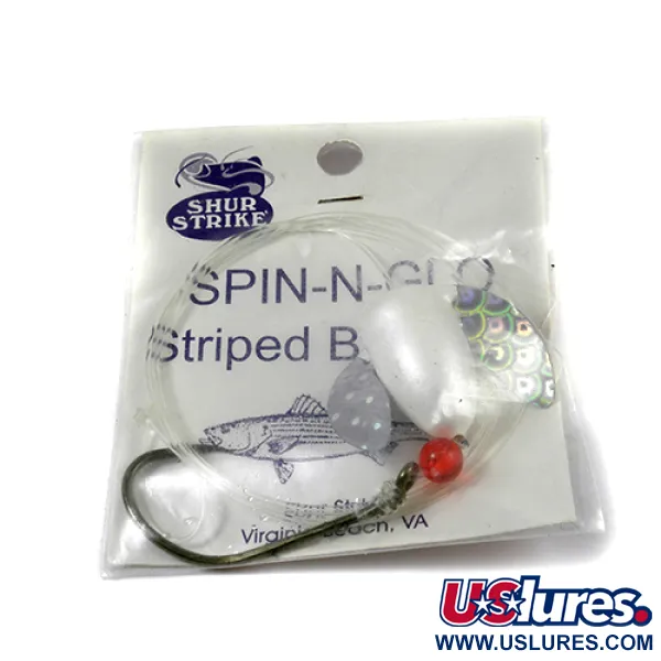 Shur Strike Spin-n-Glo Rig, Parel, 7g, Mylar Vleugels, #2101