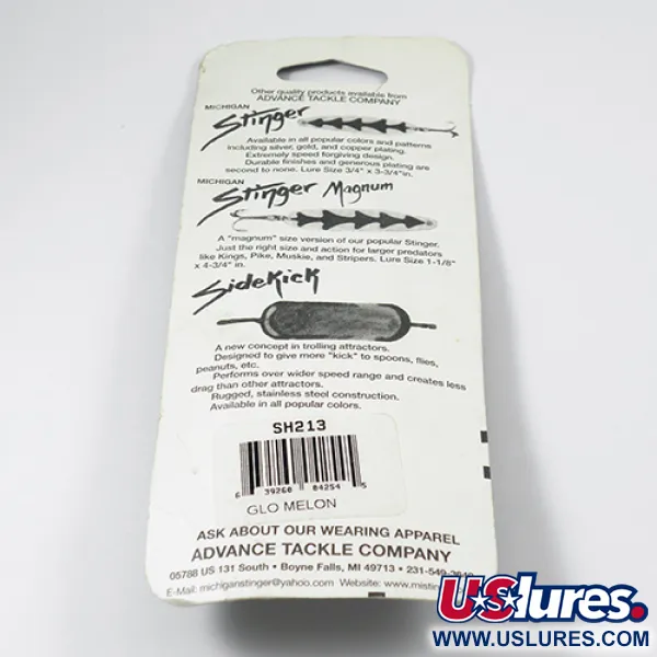 Michigan Stinger Glow Trollinglepel, Rainbow Trout Glow, 12g, #2106
