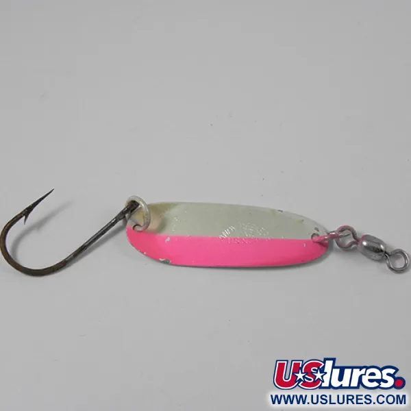 Andy Reekers 2 Trolling lepel, Parelmoer / Roze, 2.5g, Enkele haak, #2122