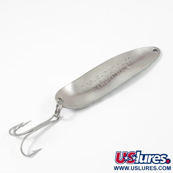 Dardevle Cop-E-Cat 7400 Lepel, Kikker (Groen)/Nikkel, 14g, #2137