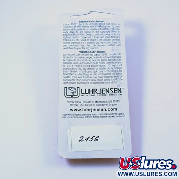 Luhr Jensen Krocodile Die #3 Lepel, Nikkel, 10g, Flipper Tab, #2156
