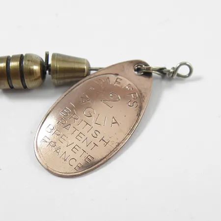 Mepps Aglia 2 Spinner, Koper, 4.5g, Patentmerktekens, #2158