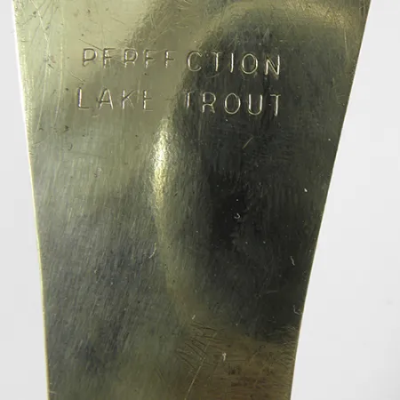 Perfection Lake Trout Trollinglepel, Goud / Rood oog, 35g, #2166