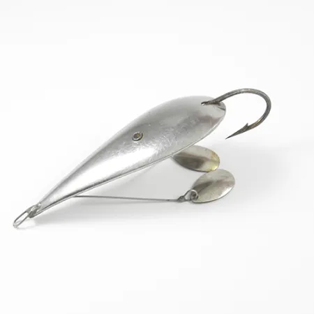 Weedless Paulson Lepel, Nikkel, 9,6g, Dubbele Spinnerbladen, #2168