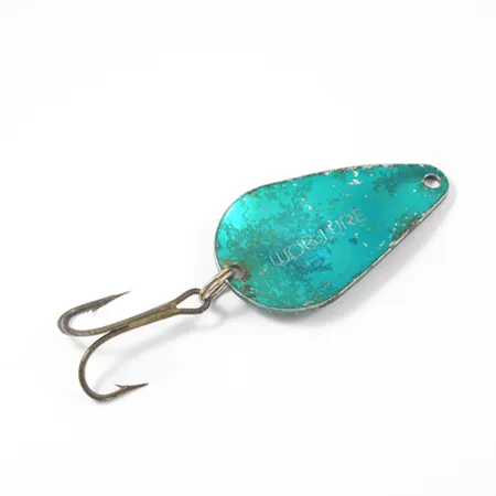 Worden’s Wob Lure Lepel, Gehamerd nikkel/Groen, 14g, USA, #2172