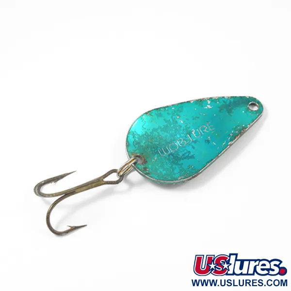 Worden’s Wob Lure Lepel, Gehamerd nikkel/Groen, 14g, USA, #2172