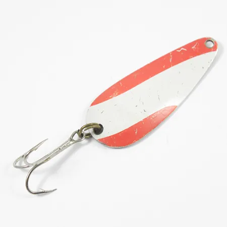 Nebco FlashBait 266 Lepel, Rood / Wit / Nikkel, 10g, Vintage, #2182