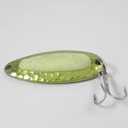 Blue Fox Pixee UV Lepel, Groengoud, 14g, UV-actief, #2206