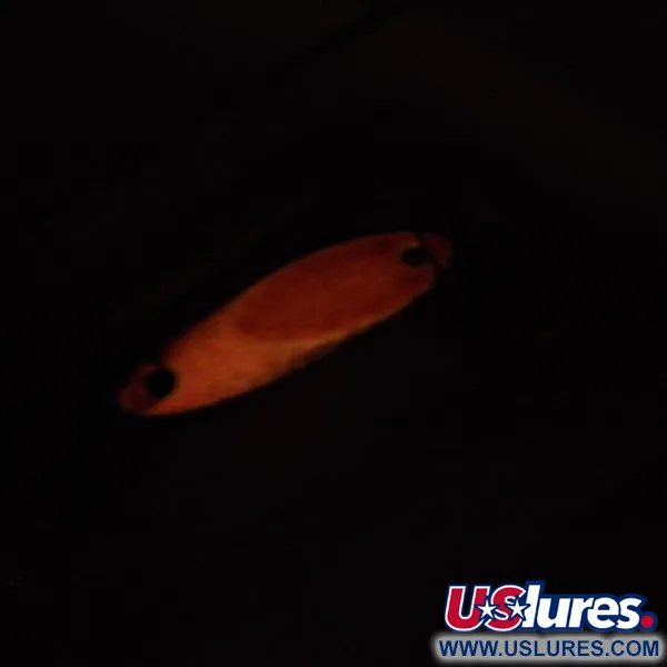 Acme Kastmaster Glow Lepel, Glow Red, 2.36g, Messing, #SW225/CGR