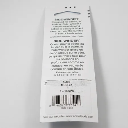 Acme Side-winder Lepel, Regenboogforel, 5.7g, Werpend, #2221