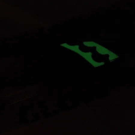 Acme Little Cleo Lepel, Nikkel/Groen/Glow/UV, 9,5g, gebocheld, #2224