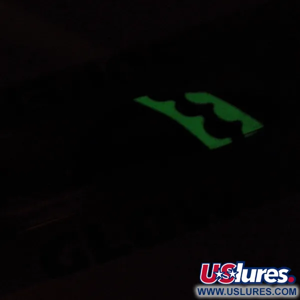 Acme Little Cleo Lepel, Nikkel/Groen/Glow/UV, 9,5g, gebocheld, #2224