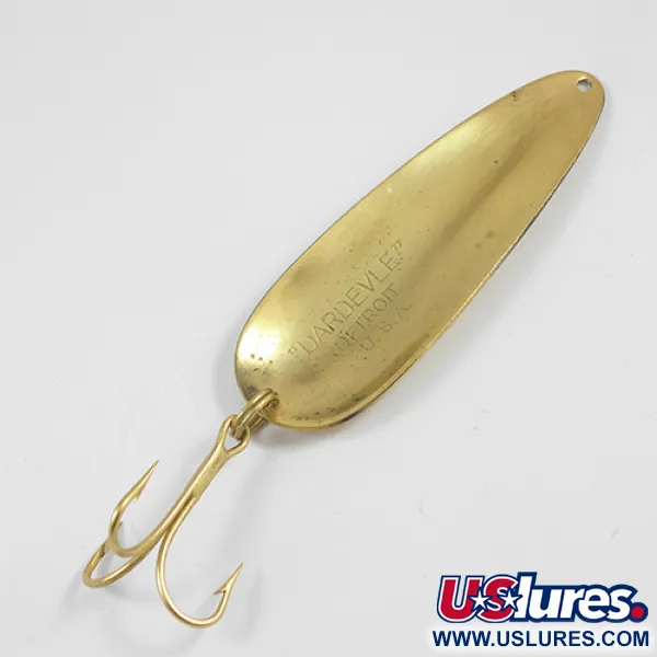 Eppinger Dardevle Lepel, Gold (Gold Plated), 28g, Vintage, #2255