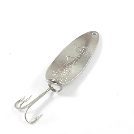 Little Cleo (Hula Girl) Lepel, Groen/Nikkel/Glitter, 10g, #2269