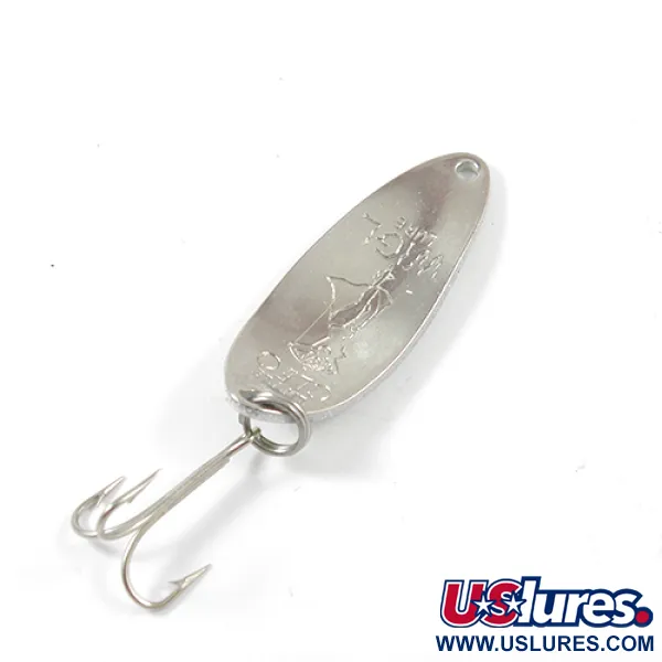 Little Cleo (Hula Girl) Lepel, Groen/Nikkel/Glitter, 10g, #2269